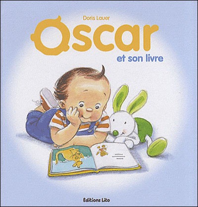 Oscar et son livre - Click to enlarge picture.